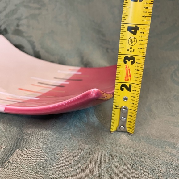 60s vibe boho cottagecore ceramic platter. Great condition, no chips or cracks. - Picture 6 of 7